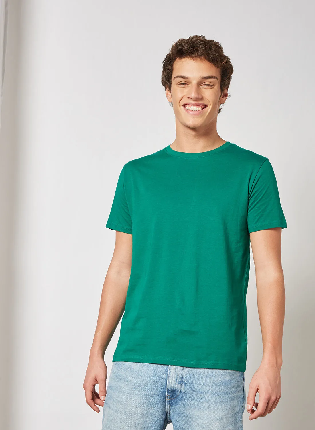 STATE 8 Crew Neck T-Shirt Green