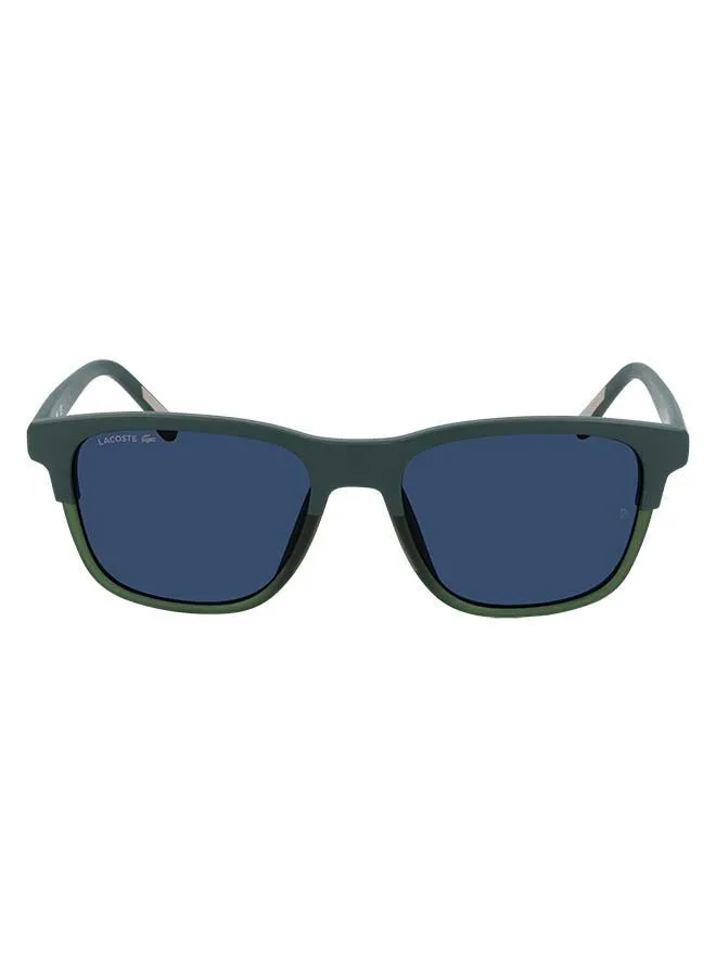 LACOSTE Men's Full Rim Injected Modified Rectangle  Sunglasses L607SND-315-5418