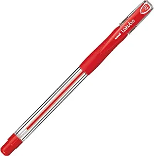 Uni-Ball Lakubo قلم حبر جاف ، مقاس 0.7 مم ، أحمر