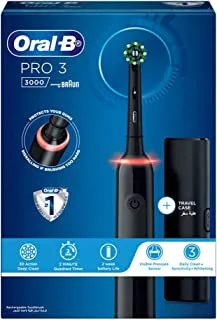 Oral-B Pro 3 Electric Toothbrush Smart Pressure Sensor, Black