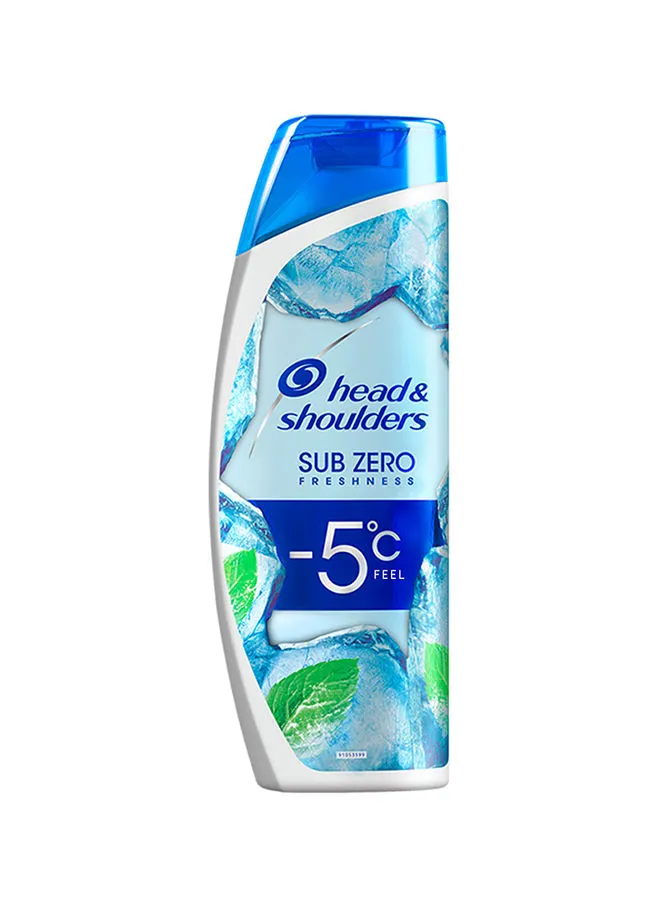 Head & Shoulders Sub-Zero Freshness, Anti-Dandruff Shampoo With Cooling Menthol 400ml