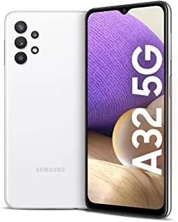Samsung Galaxy A32 Dual Sim Smartphone - 128GB, 6GB Ram, 5G, White (Ksa Version)