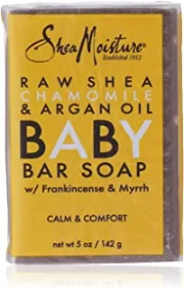 Shea Moisture Raw Shea Baby Bar Soap 5 Ounce (Pack of 3)
