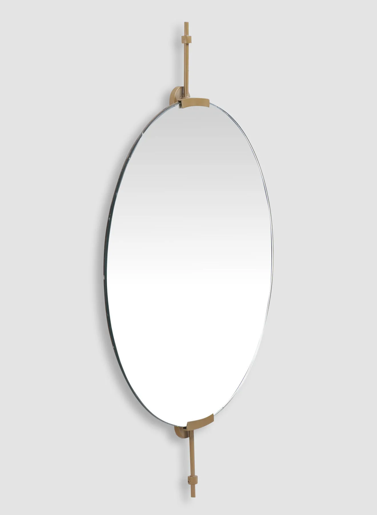 ebb & flow Round Wall Mirror Unique Luxury Quality Material For The Perfect Stylish Home 909870 Gold Dia92centimeter