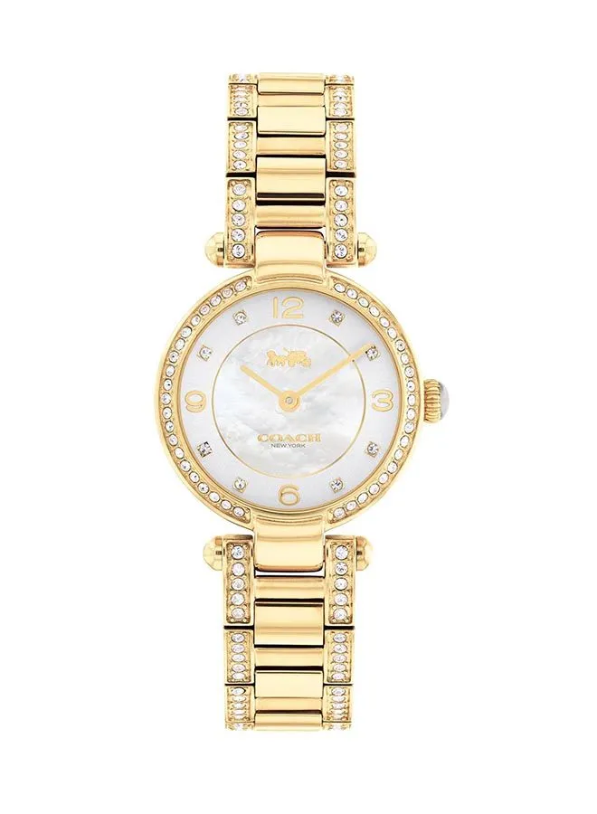 COACH Women's Cary  Silver Mother of Pearl Dial Watch - 14503839