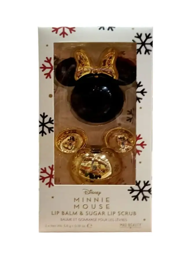 Mad Beauty Disney Minnie Mouse Lip Balm And Sugar Scrub 5.6g