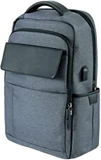 SANTHOME Elebac 18.5-Inch Laptop Backpack with external USB port, Grey