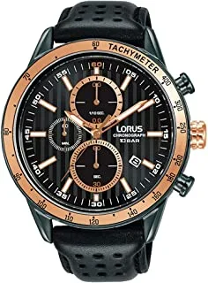 Lorus ساعة يد كوارتز أنالوج للرجال بسوار جلدي RM333GX9