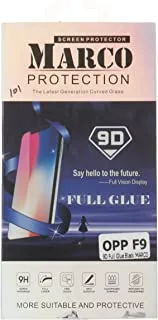 5D Tempered Glass Screen Protector For Oppo F9_Black