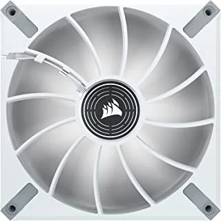 Corsair ML140 LED Elite, 140mm Magnetic Levitation White LED Fan with AirGuide, Single Pack - White Frame, CO-9050130-WW
