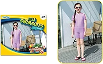 سويم لايف - فستان سباحة للأطفال بقبعة متوسطة