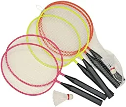Winmax Unisex Child Mini Badminton Racket Set, Multi Color