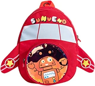 Sunveno Rocket Backpack, Red, Pack Of 1