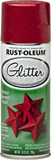 Rust-Oleum 268045 Specialty Glitter Spray, 10.25 Ounce (Pack of 1), Red