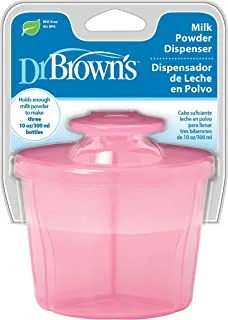 Dr Browns Milk Powder Dispenser - Pink 1 Count (Pack of 1)