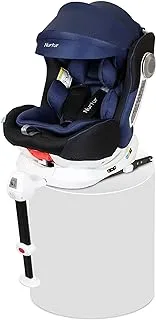 Nurtur Liberty Baby/Kids 4-in-1 Car Seat - 360° Rotation – Leg Support ISOFIX 10-level Adjustable Headrest with Canopy 0 months to 12 years (Group 0+/1/2/3), Upto 36kg (Official Product)