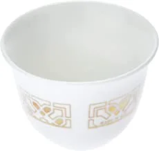 Porcelain Cawa Cup Set Medley Gold /6Pcs