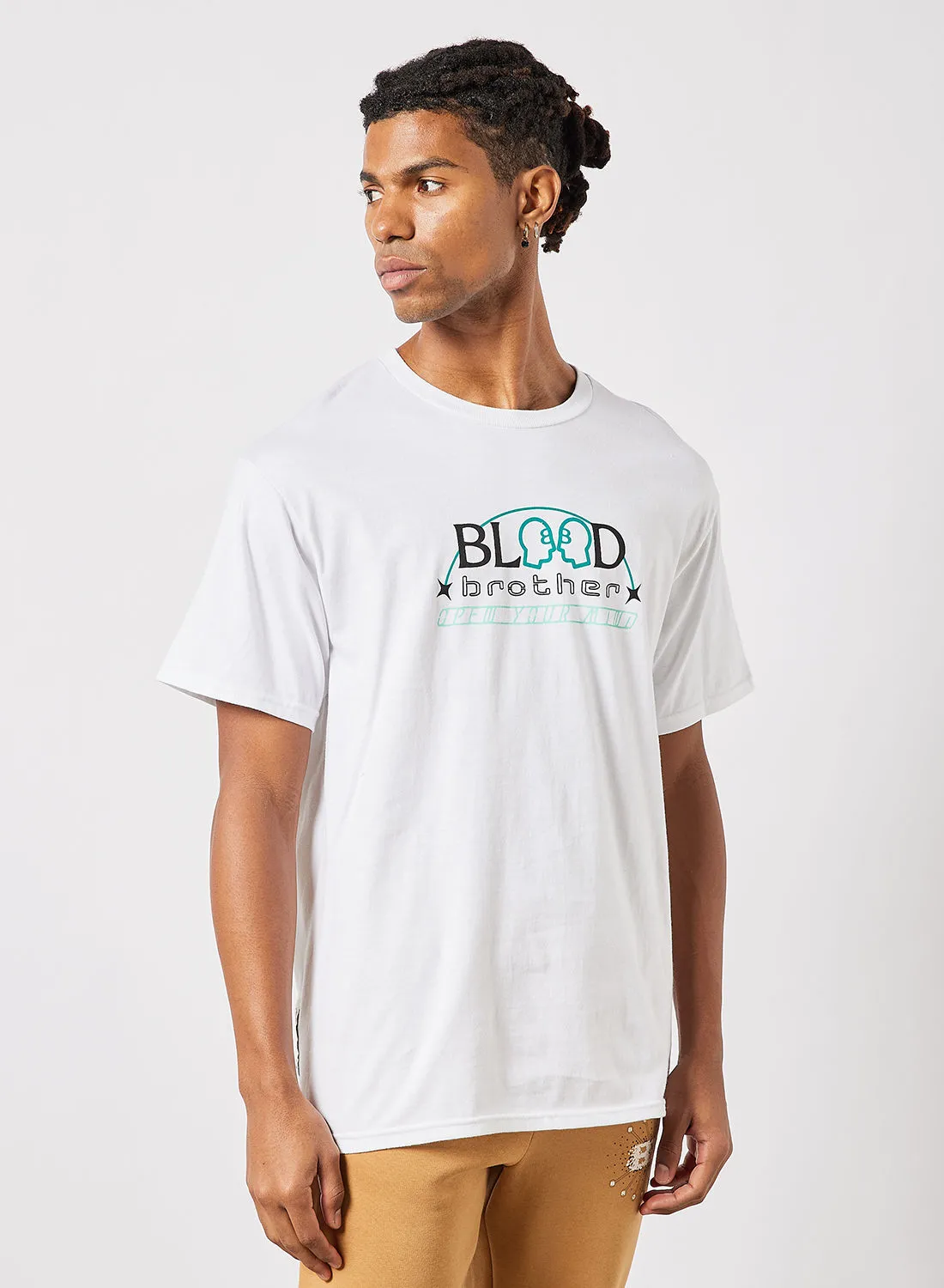 Blood Brother Vita Logo T-Shirt White
