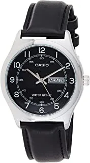 Casio Black Leather Men Watch MTP-V006L-1B2UDF