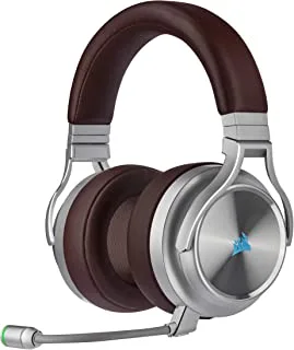 Corsair Virtuoso Rgb Wireless Se Gaming Headset - High-Fidelity 7.1 Surround Sound W/Broadcast Quality Microphone, Memory Foam Earcups, 20 Hour Battery Life, Works W/Pc, Ps5, Ps4 - Espresso