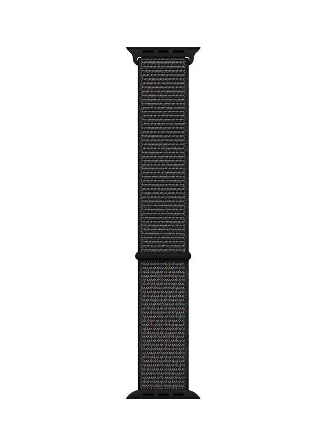 Apple Sports Loop Replacement Wrist Band For Apple Watch 44mm Black Sport