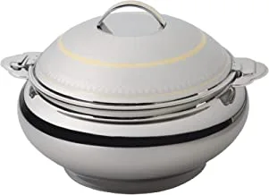 Al Saif Alyaa Hot Pot Stainless Steel Hot Pot Size : 2.5 Liter,Colour : Silver