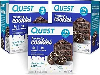 Quest Nutrition Chocolate Cake Frosted Cookie 8-Pieces