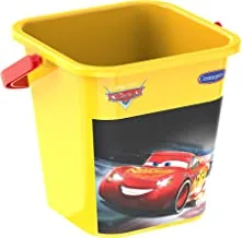 Cosmoplast Disney Pixar Cars Square Sand Bucket 3 Liters With Handle