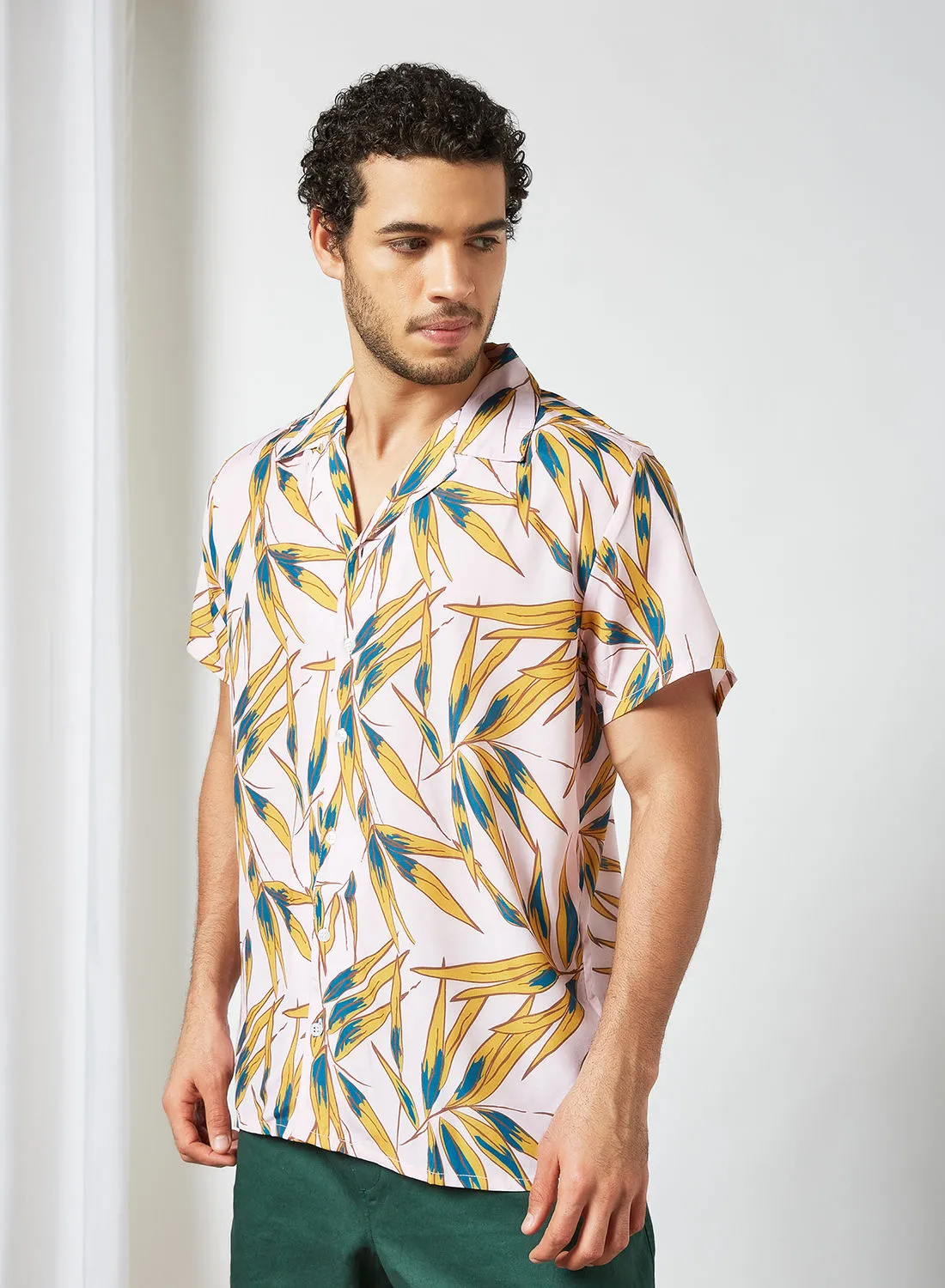 STATE 8 Printed Short Sleeve Shirt Multicolour