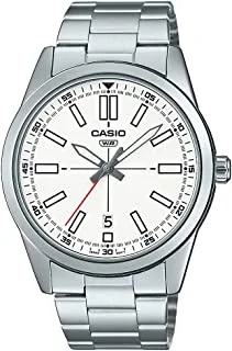 Casio Analog White Dial Men's Watch - MTP-VD02D-7EUDF