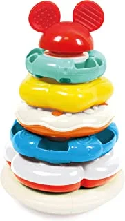 Clementoni Disney Baby Stackable Rings with 5 Colored Rings - For Ages 6+ Months