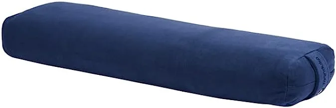 Manduka Yoga Bolster Pillow - Lightweight, Removable eQua Microfiber Cover, Easy Carry Handle, Firm Support, Various Sizes and Colors