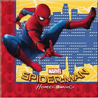Procos Spiderman Homecoming 2Ply Paper Napkin 33X33Cm