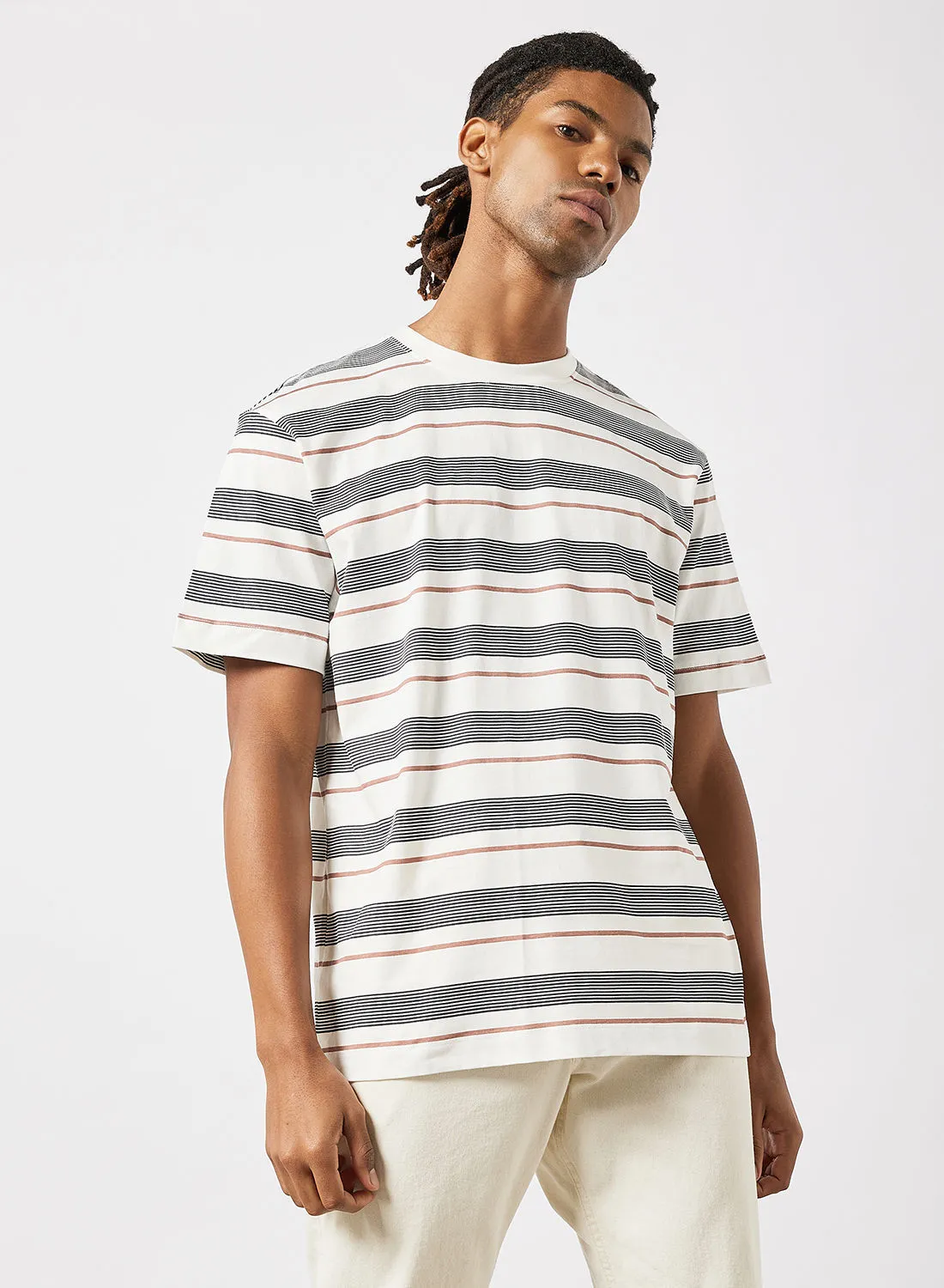 ONLY & SONS Stripe Print T-Shirt