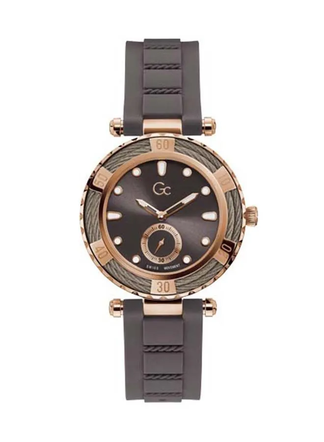 Gc Women's Silicone Strap Watch  Y55003L5MF