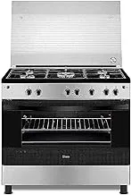 Gibson 90 Liter Freestanding Gas Oven and Grill with Knob Control| Model No GNGJ90JGWC with 2 Years Warranty