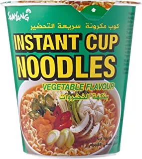 Samyang Vegetable Cup Noodles, 30 x 65 g, Yellow