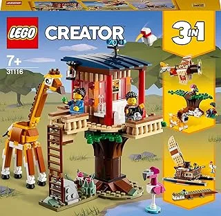 LEGO® Creator 3in1 Safari Wildlife Tree House 31116 Building Kit (397 Pieces)