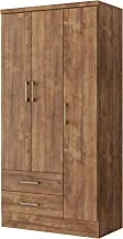 Carraro 58318080 3 Doors and 2 drawers Conttento Wardrobe,MDF,Brown