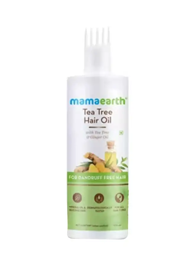 Mamaearth Tea Tree Hair Oil with Tea Tree Oil & Ginger For Dandruff-Free Hair 250ml