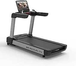 Marshal Fitness Heavy Duty Commercial and Home Use Treadmill with Peak 10 HP AC Motor Video Player and 160 kgs User Weight WIth Two Year Warranty-Mf-6019 AC-TV