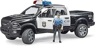 RAM 2500 Police truck w/policeman and accessories