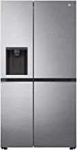 LG 617 Liter Side by Side Refrigerator with Smart Inverter Compressor| Model No LS25NBLSIV with 2 Years Warranty