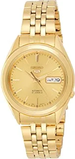 Seiko 5 Automatic 21 Jewels Gold Tone Gold Dial Watch Snkl28, Gold, 5 Automatic