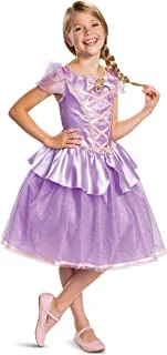 Disguise Disney Princess Rapunzel Classic Girls' Costume, Purple, M (7-8) 66612K