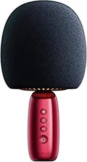 Joyroom JR-K3 ميكروفون كاريوكي ديناميكي لاسلكي بتقنية البلوتوث مع مكبر صوت ، أحمر