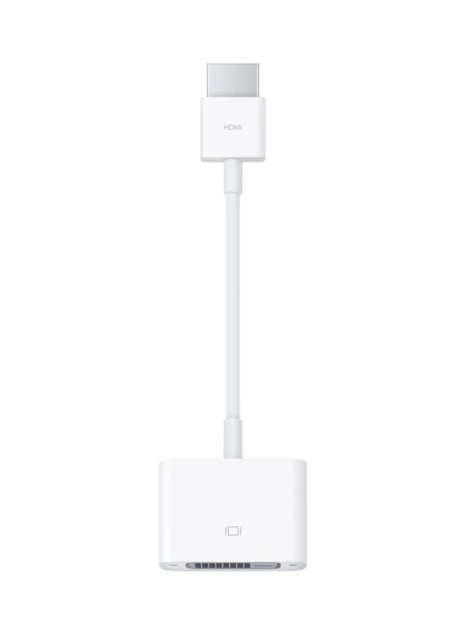 Apple HDMI To DVI Adaptor For Apple White