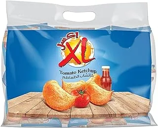 XL Ketchup Flavor Potato Chips, 20 X 12 G, Red