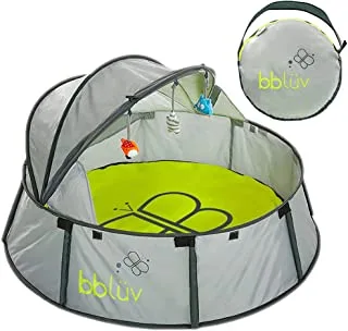 bblüv - Nidö - 2-in-1 Travel & Play Tent - Fun Tent with UV Protection for Infants and Toddlers Open: 35.7 x 29 x 18.5