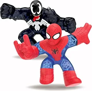 Heroes of Goo Jit Zu Licensed Marvel Versus Pack - Spider-Man vs Venom ، متعدد الألوان ، 41146